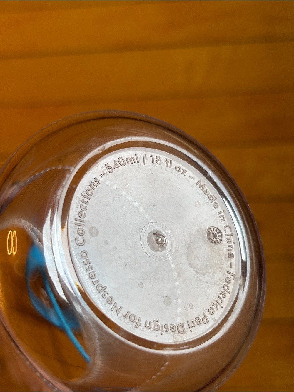 EUC Nespresso Limited Edition 18 Ounce Travel Iced Coffee Tumbler in NOLA Blue - Picture 11 of 16
